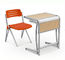 Διευθετήσιμη ενιαίων καθισμάτων ισορροπίας τάξεων γραφείων επιτραπέζιου σχολείου τάξη γυμνασίου επίπλων χρησιμοποιημένη υψηλή - ποιοτικό ενιαίο σύνολο