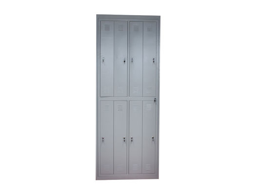 Οκτώ ντουλάπια γραφείων μετάλλων ντουλαπιών πορτών αδιάβροχα για το άκαμπτο υλικό προσωπικού